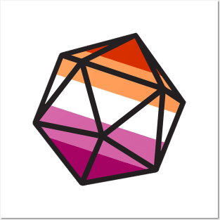 Lesbian d20 Posters and Art